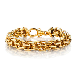 Ladies 18kt Yellow Gold Bracelet. 44.2 grams