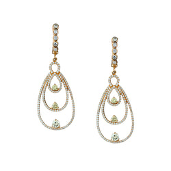 18kt Rose Gold Diamond Chandelier Earrings. 2.35Tcw