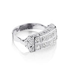 Ladies Vintage 14kt White Gold Ring 0.50ct Tw. Circa 1950's