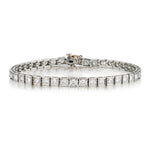 Platinum and Diamond " Tennis Bracelet ". 4.00ct Tw