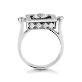 Vintage Ladies Platinum Diamond Ring. 0.87ct Tw