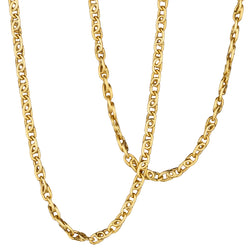 18kt Yellow Gold Chain. 26" (L). Weight: 38 grams
