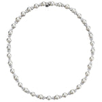 Tiffany & Co Aria  Collection Diamond Cultured Pearl Platinum Choker Necklace.