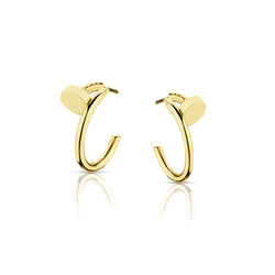 Cartier 18kt Yellow Gold "Just Un Clou" Hoop Earrings. Small.