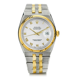 Rolex Oysterquartz Datejust in Steel and 18kt Yellow Gold. Ref: 17013
