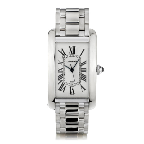 Cartier Americaine Tank Jumbo in 18kt White Gold. Automatic. Ref:1741