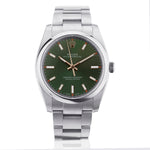 Rolex Stainless Steel 34mm Olive Green Dial. Reference: 114200. Circa 2020