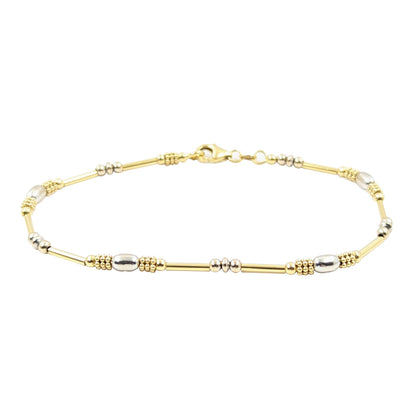 18kt Yellow and White Gold Bracelet.