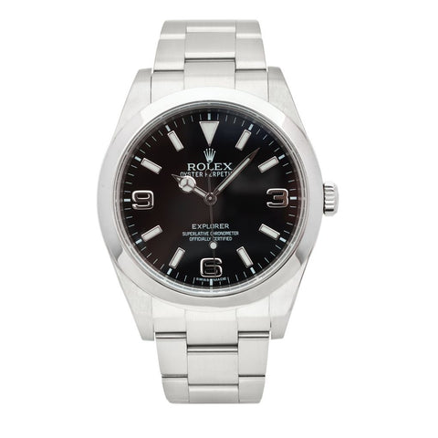 Rolex Oyster Perpetual Explorer Black Dial Watch. Circa 2012.