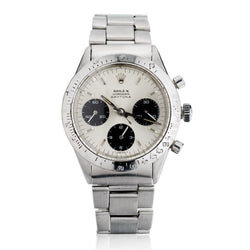 Rolex Cosmograph Daytona Stainless Steel Ref 6239 Wristwatch