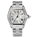 Cartier Stainless Steel Ladies Roadster with Silver Dial.
