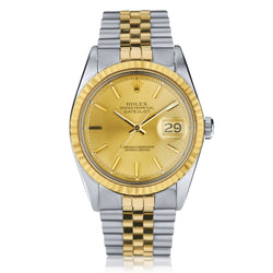 Rolex Datejust 36mm. Steel and 18kt Yellow Gold. Circa 1976.