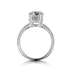 2.45 Carat Round Brilliant Cut Diamond WG Engagement Ring