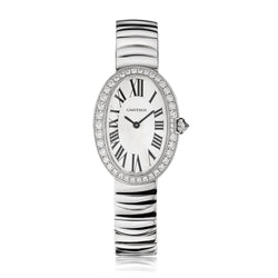 Cartier  Ladies 18kt W/G Baignoire with Diamonds.  Ref: WB520006