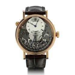 Breguet Tradition Mens Dress Watch in 18kt Rose Gold. Skeletonised. B&P. New.