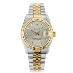 Rolex Datejust 31mm  2 tone Wristwatch. Diamond Dial.Ref: 178273