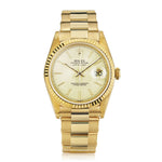 Rolex 18kt Yellow Gold Datejust Wristwatch. Reference: 16238. Circa 1991. B&P