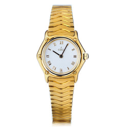 Ladies 18kt Y/G Ebel Classic Wave Wristwatch . New / unworn.