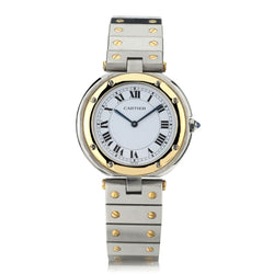 Cartier Santos Vendome 18KT Yellow Gold And Stainless Steel Watch