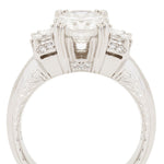 Tacori 1.51 Carat Round Brilliant Cut Diamond Platinum Ring