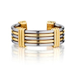 CARTIER 5 Row Band in 14kt Yellow 18kt yellow gold Gold  and Steel.