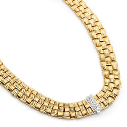 Roberto Coin Appassionata 3-Row Gold Necklace