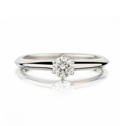 Tiffany & Co. 0.64 Carat Round Brilliant Cut Diamond Ring