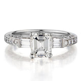 Ladies Diamond Ring, 1.35ct Emerald cut diamond