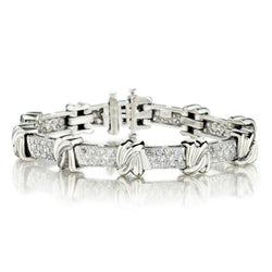 Ladies Elegant Diamond Bracelet Featuring 3.00ct Tw Brilliant Cut Diamonds
