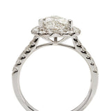 1.30 Carat Heart-Shaped Diamond Halo-Set Ring
