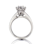 Tacori 1.15 Carat Round Brilliant Cut Diamond Platinum Ring