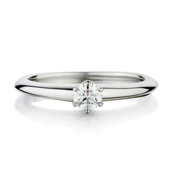 Tiffany & Co. 1.06 Carat Round Brilliant Cut Diamond Solitaire Ring