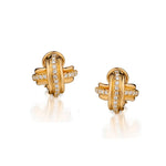 Tiffany & Co CLASSIC "JEAN SCHLUMBERGER "DIAMOND "X "EARINGS
