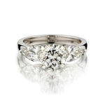 1.37 Carat Round Brilliant Cut Diamond Engagement Ring