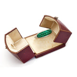 Cartier Natural Green Emerald & Diamond Bracelet