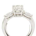 1.30CT Round Brilliant & Marquise Cut Diamond Ring