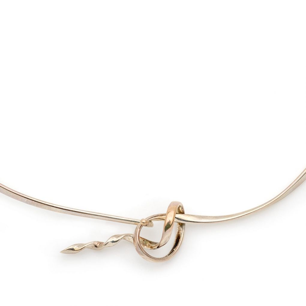 Georg Jensen Forget-Me-Knot Silver Necklace – Van Rijk