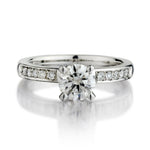 GIA Certified 0.70 Carat Round Brilliant Cut Diamond Engagement Ring