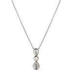 Tiffany & Co Jazz Diamond Pendant Necklace. Platinum.