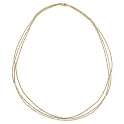 Cartier 18KT Tri-Colour Gold Trinity Collection Necklace
