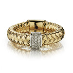 Roberto Coin Two-Tone Gold & Diamond Primavera Ring