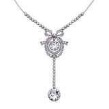 Edwardian Old-European Cut Diamond Drop Necklace