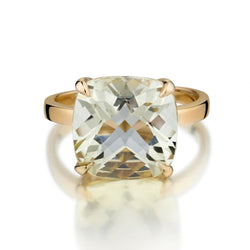Tiffany & Co. Sugar Stacks Large Citrine 18KT Yellow Gold Ring