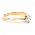 Tiffany & Co. 0.66 Carat Diamond Solitaire Gold Ring