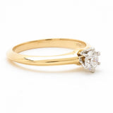 Tiffany & Co. 0.66 Carat Diamond Solitaire Gold Ring