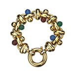 Royal De Versailles 18KT Yellow Gold Semi Precious Gemstone Bracelet