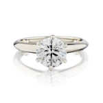 Tiffany & Co. 1.56 Carat Round Brilliant Cut Diamond Solitaire Ring