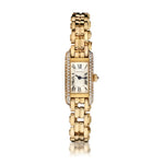 Cartier Gold And Diamond Louis Tank Gourmette Echelle Link Watch