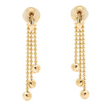 Cartier Draperie Yellow Gold & Diamond Chandelier Earrings
