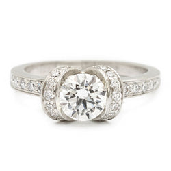 Tiffany & Co. Platinum Diamond (VVS) (F) Engagement Ring